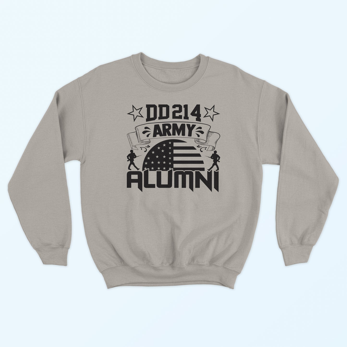 DD214 Army Alumni Sweatshirt - Sand