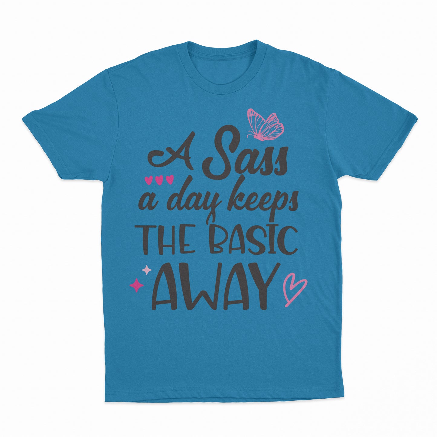 Sass A Day Youth T-Shirt - Sapphire