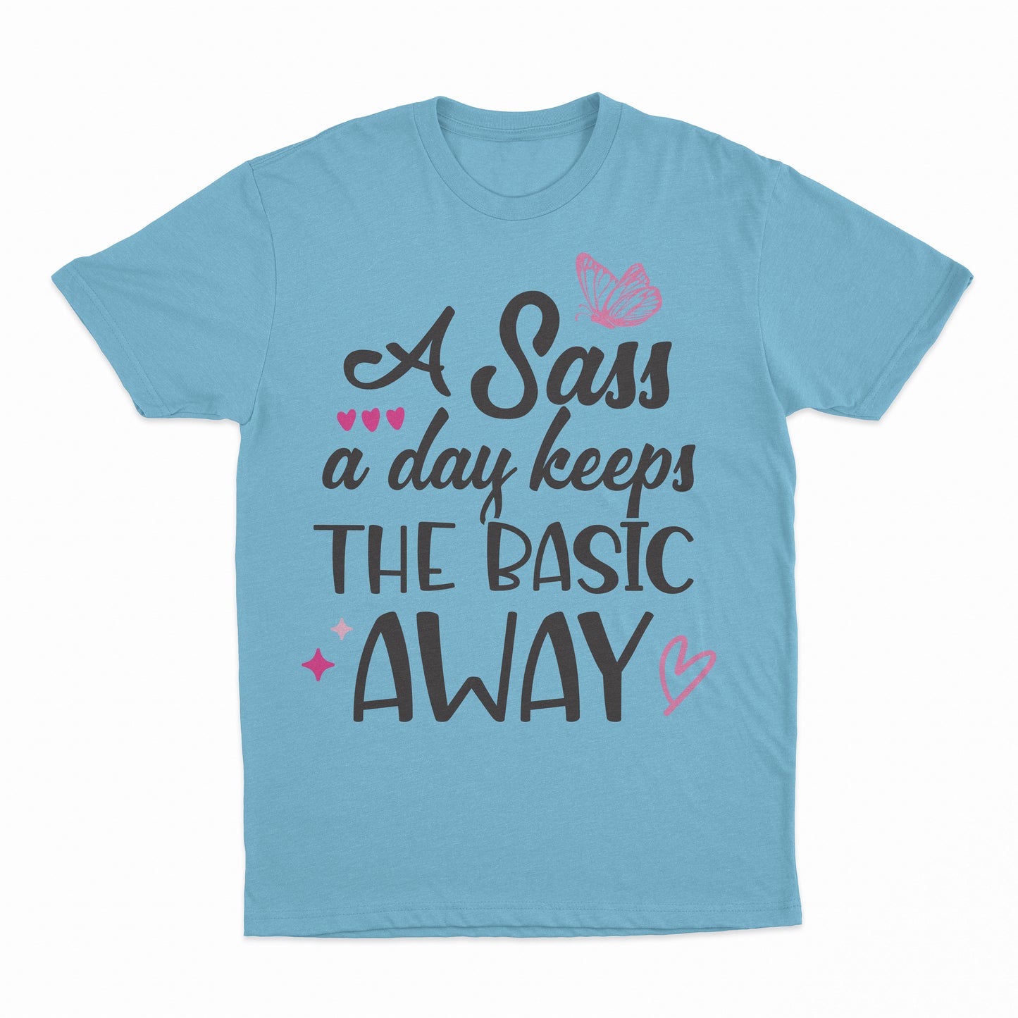 Sass A Day Youth T-Shirt - Sky