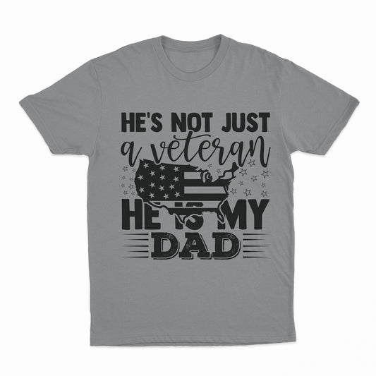 My Veteran Dad Youth T-Shirt - Sport Grey