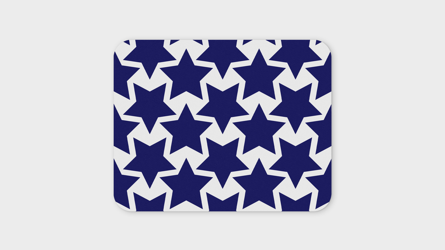 Blue Star Mouse Pad