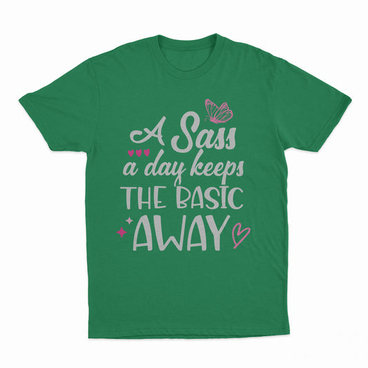 Sass A Day Adult T-Shirt - Turf Green