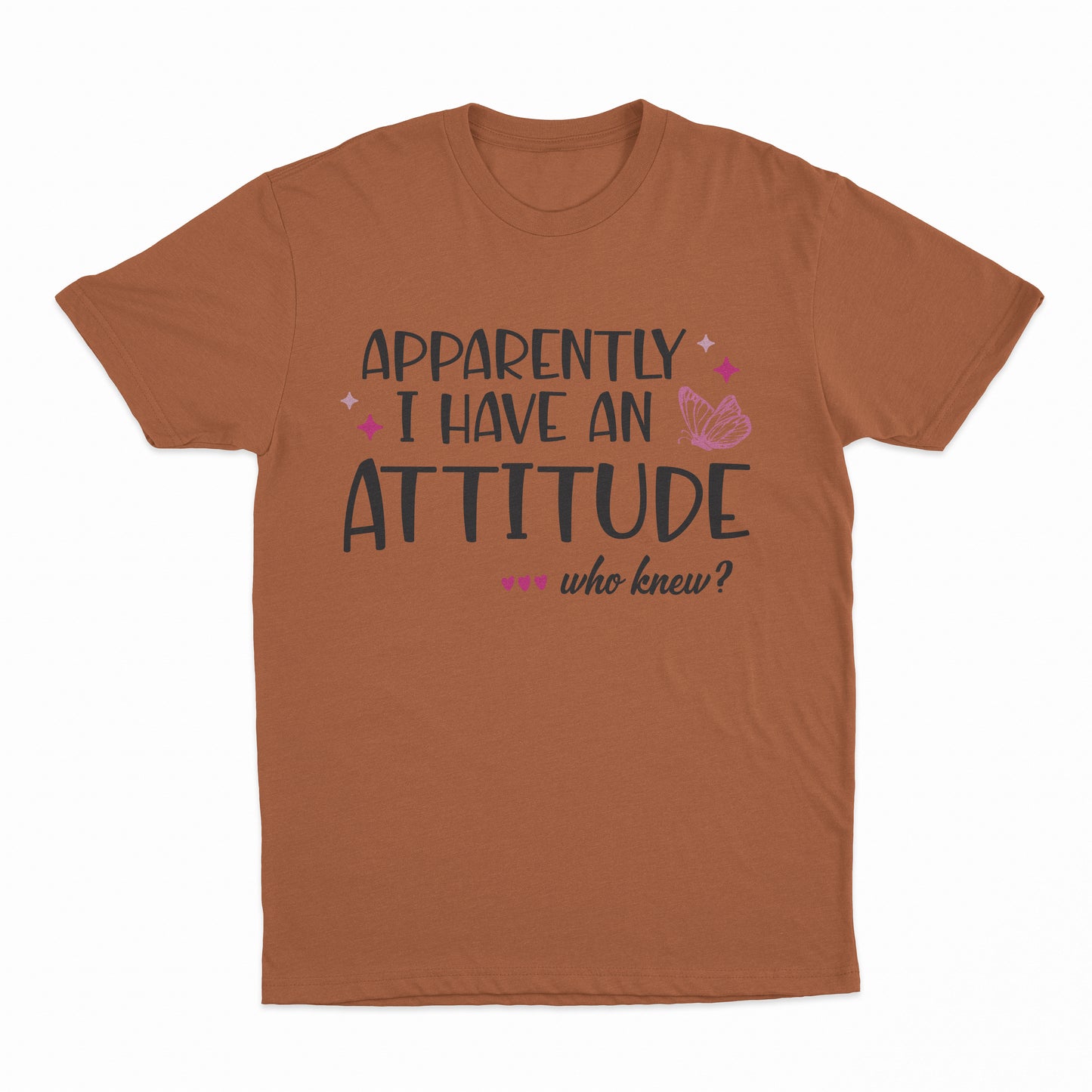 I Have An Attitude Youth T-Shirt - Texas Orange