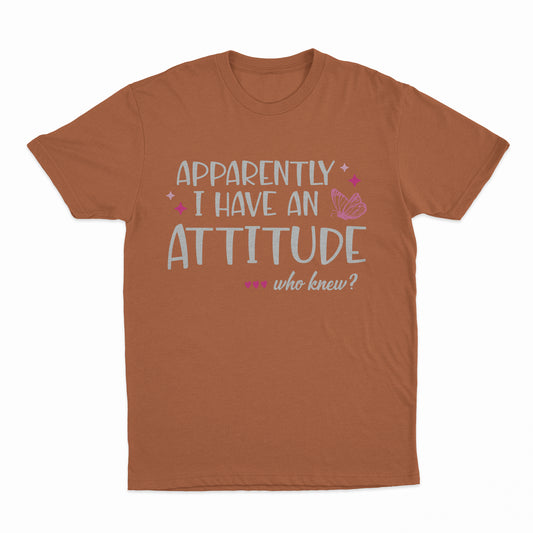 I Have An Attitude Youth T-Shirt - Texas Orange