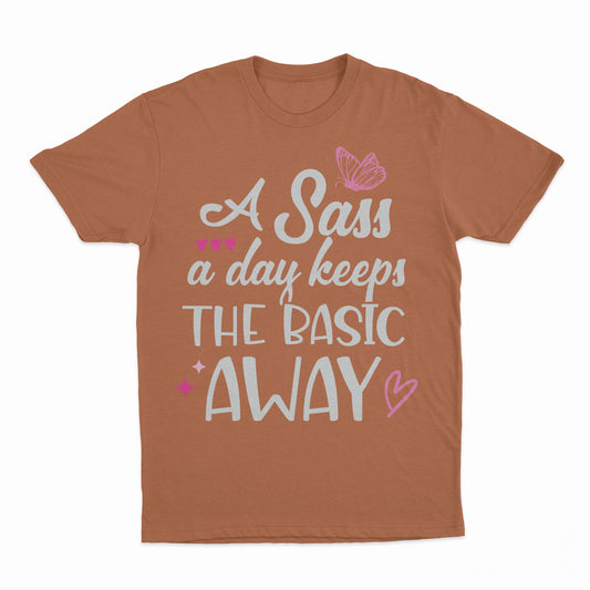 Sass A Day Youth T-Shirt - Texas Orange