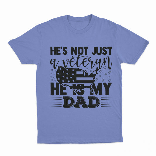 My Veteran Dad Youth T-Shirt - Violet