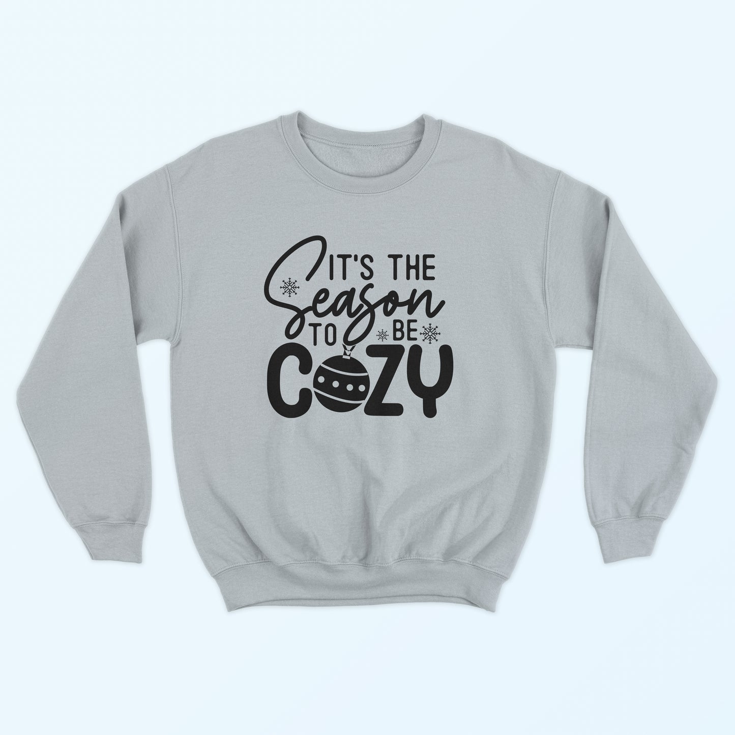 Cozy Season Christmas Sweatshirt - White or Ash Grey