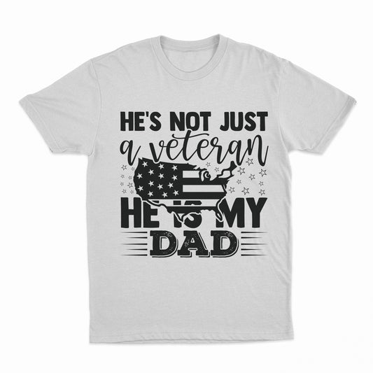 My Veteran Dad Youth T-Shirt - White