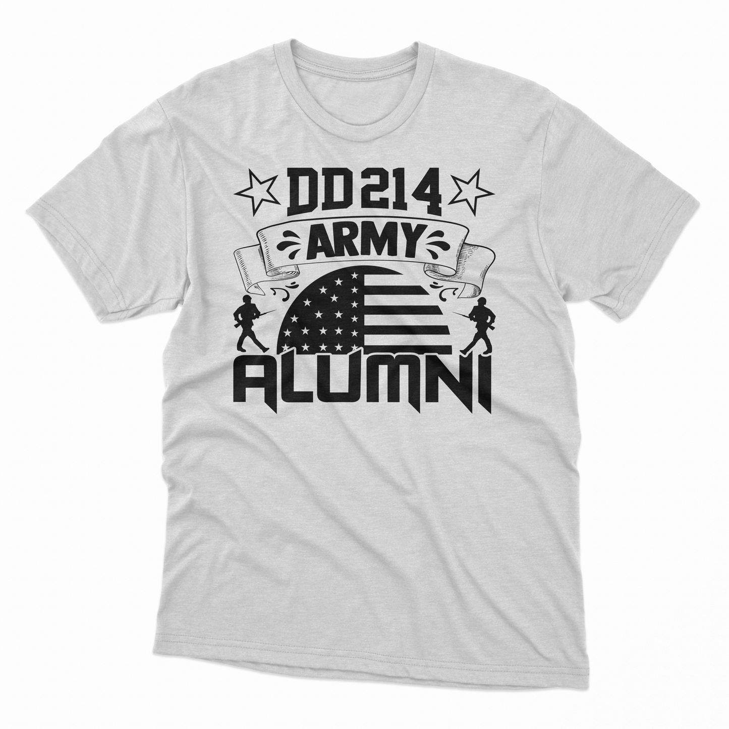 DD214 Army Alumni T-Shirt - White