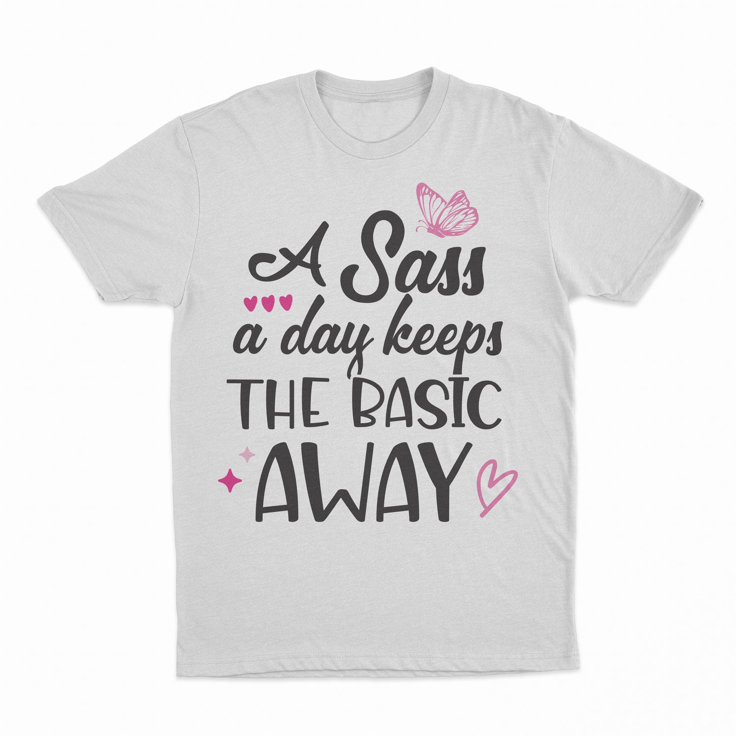 Sass A Day Youth T-Shirt - White