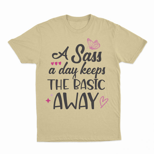 Sass A Day Youth T-Shirt - Yellow Haze