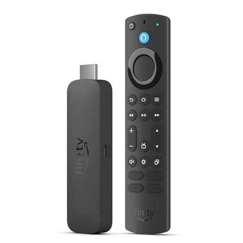 Amazon Fire TV Stick 4K Max streaming device, Wi-Fi 6E, Ambient Experience.