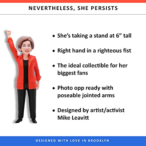 Real Life Political Action Figure, Elizabeth Warren, Posable, Collectible