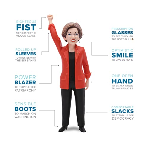 Real Life Political Action Figure, Elizabeth Warren, Posable, Collectible