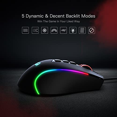 Redragon M612 Predator RGB Gaming Mouse