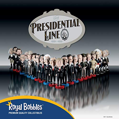 Royal Bobbles Barack Obama Bobblehead, Premium Polyresin Lifelike Figure, Unique Serial Number, Exquisite Detail