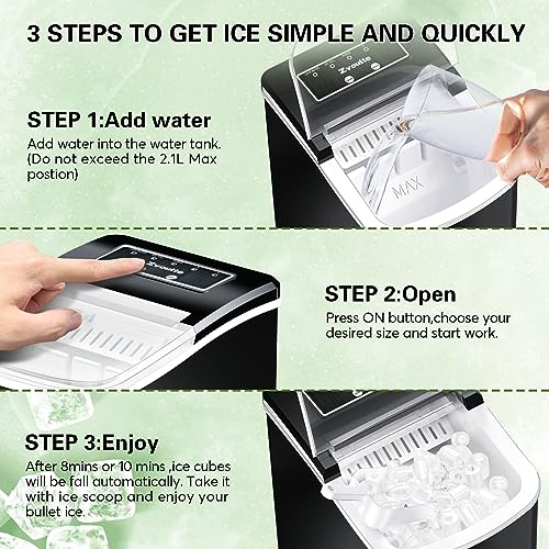 Portable Countertop Ice Maker Machine