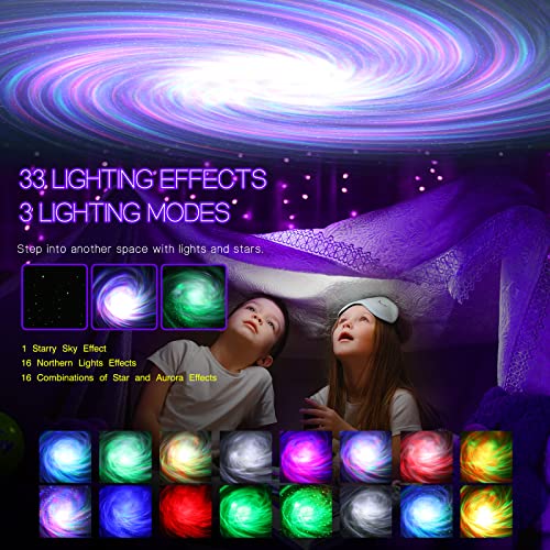 Northern Galaxy Light Aurora Projector with 33 Light Effects